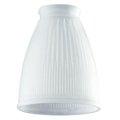 Westinghouse Westinghouse 8109400 4.25 x 4.25 in. Frosted Pleated Design Replacement Lamp Glass Shade; Pack of 6 149694